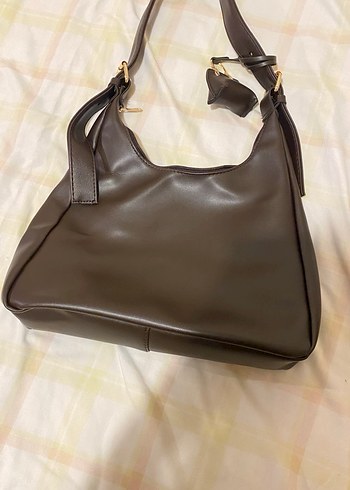Kahverengi Deri Kadın Çanta - Görsel 2
