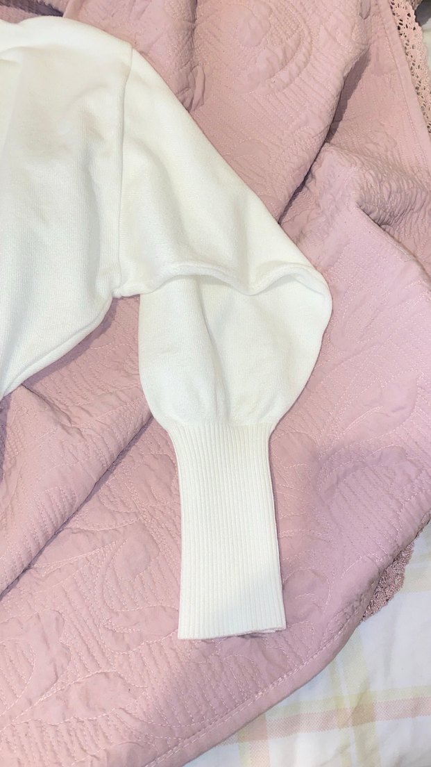 Bershka beyaz asimetrik kazak - Görsel 4