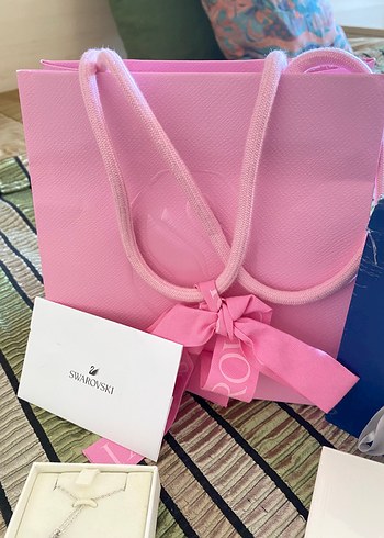 Swarovski Mavi Taşlı Kolye - Görsel 6