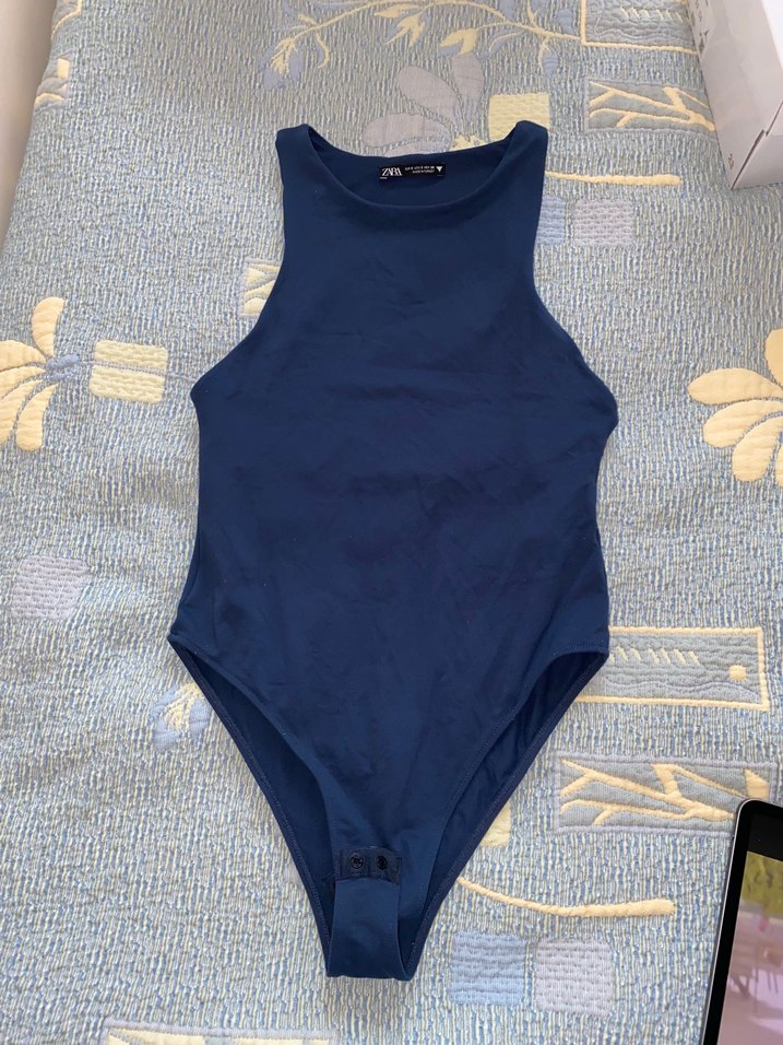 Lacivert Kadın body - Görsel 3