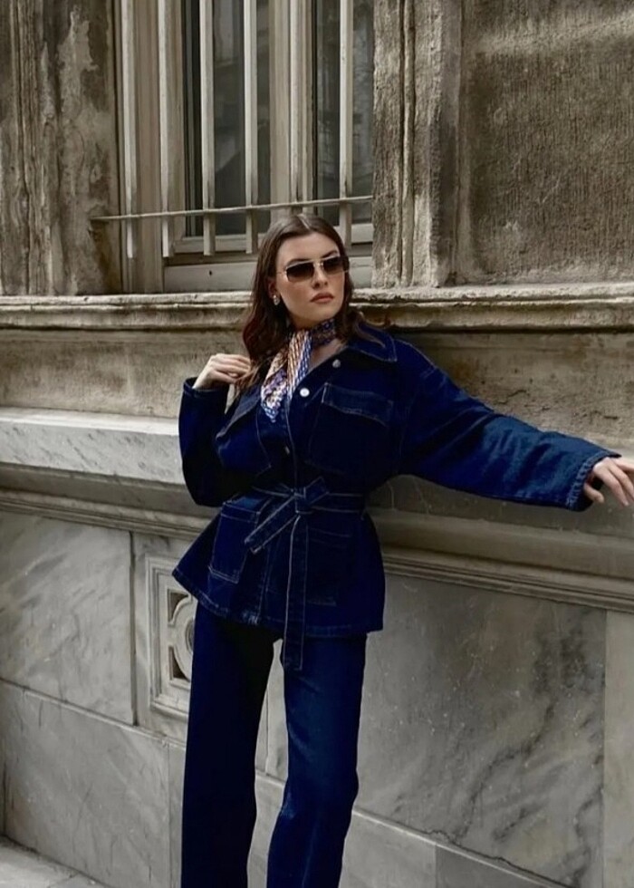 Denim kot takım - Görsel 2