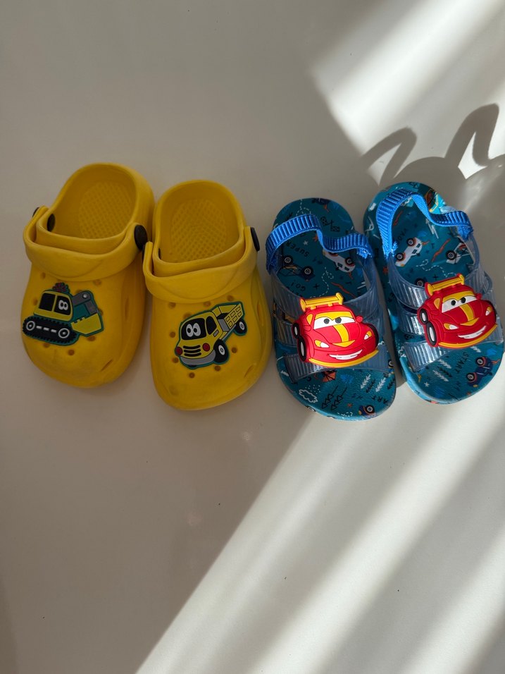 Çocuk Terlik sarı LCW mavi gezer marka 23 no - Görsel 2