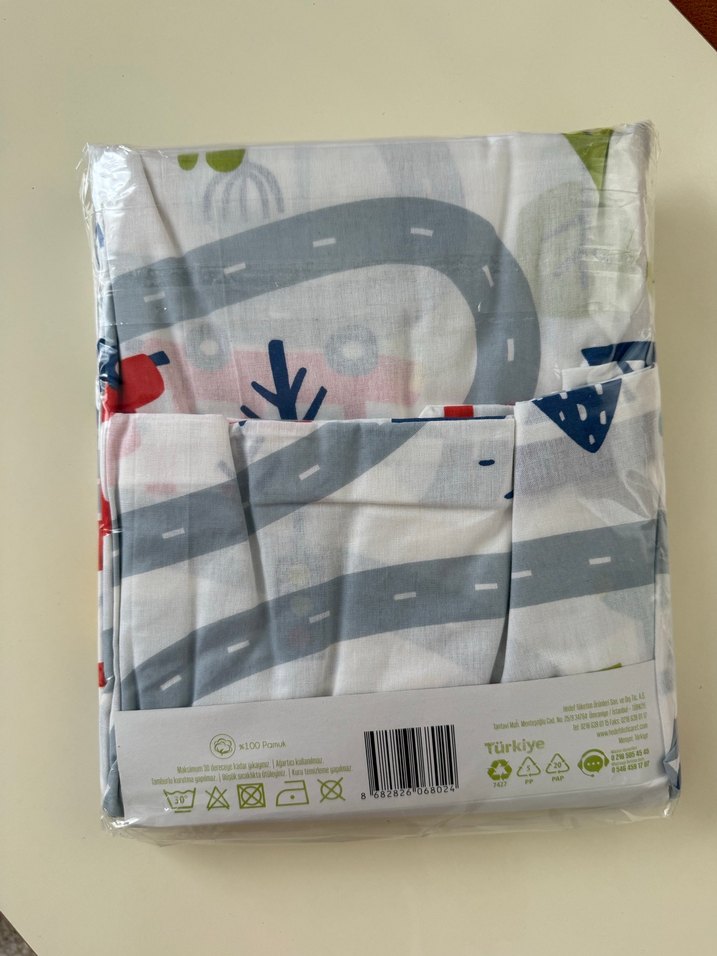 Bebek Nevresim Seti Pamuklu Desenli - Görsel 2