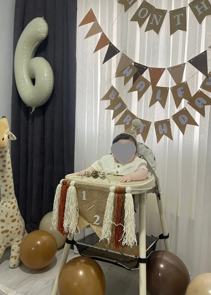 Half birthday 6 aylık çekimi parti malzemeleri  - Görsel 3