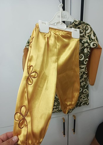 Düğmeli V Yaka Bohem Kadın Elbise - Görsel 2