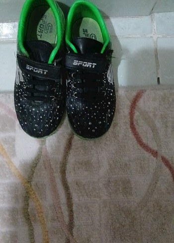 Yeşil Yılan Desenli Erkek Çocuk Spor Ayakkabı halı saha - Görsel 2