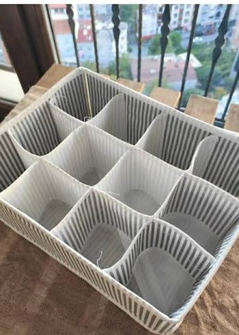 Pembe Çok Bölmeli Dolap Düzenleyici - Görsel 2