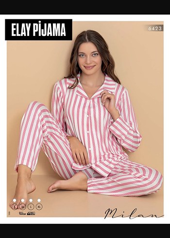 Pembe Zebra Desenli Uzun Kollu Pijama Takımı