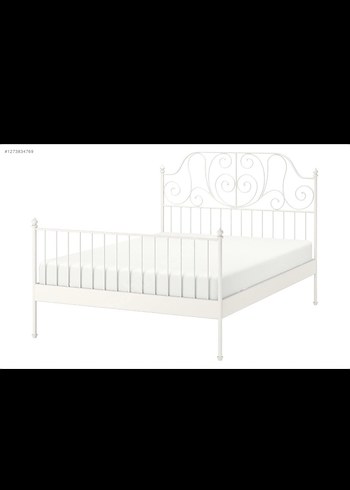 Beyaz ikea karyola - Görsel 5