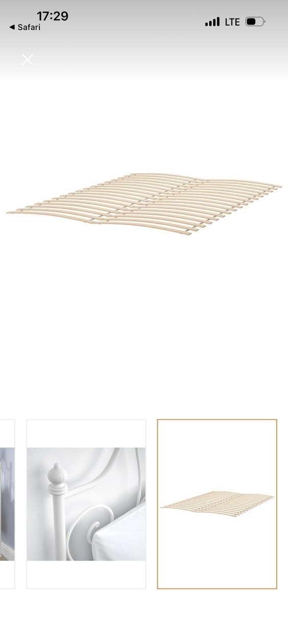 Beyaz ikea karyola - Görsel 4