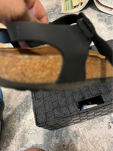 Birkenstock Birkenstock kairo siyah sandalet