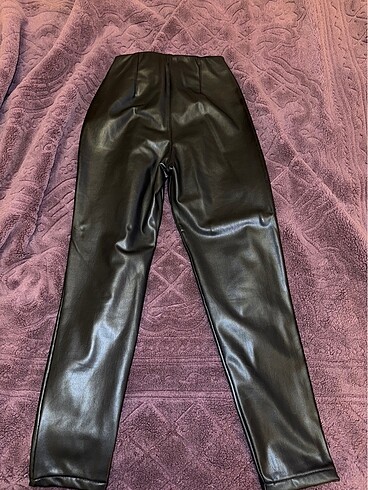 Diğer Deri görünümlü dar pantalon