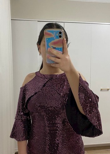 Payetli Abiye Elbise - Görsel 3