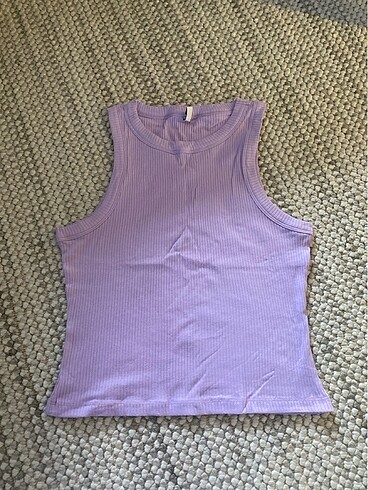 Lila kolsuz crop