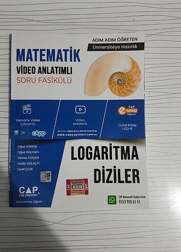 Çap Yayınları Logaritma ve Diziler