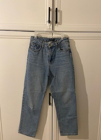 34 Beden mavi Renk Straight Jean