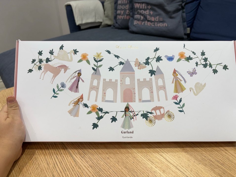 Meri Meri - Princess Party Garland - Prenses - Görsel 2