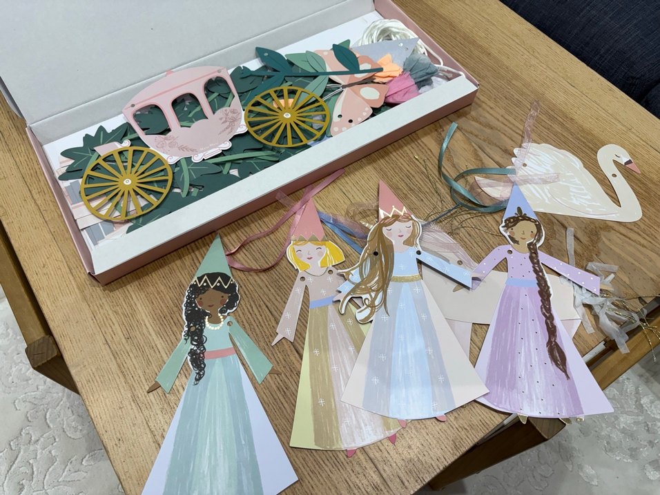 Meri Meri - Princess Party Garland - Prenses - Görsel 4