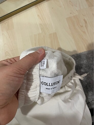 xl Beden beyaz Renk Yüksek Bel Eşofman Altı
