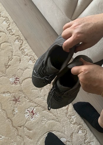 Gri Bağcıklı caterpillar Erkek Spor Ayakkabı su geçirmez - Görsel 3