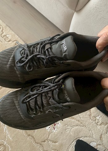 Gri Bağcıklı caterpillar Erkek Spor Ayakkabı su geçirmez - Görsel 2