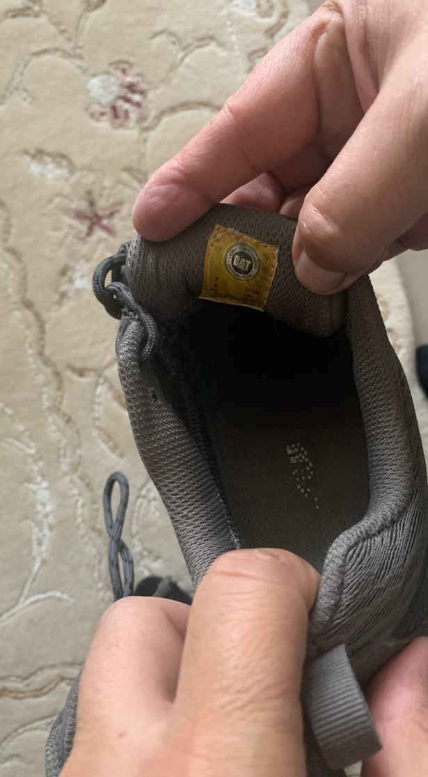 Gri Bağcıklı caterpillar Erkek Spor Ayakkabı su geçirmez - Görsel 5