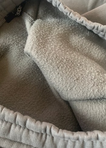 Gri Normal Kesim Denim Erkek Eşofman - Görsel 6