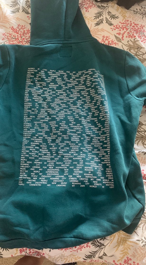 Yeşil Kapüşonlu Kadın Sweatshirt - Görsel 4