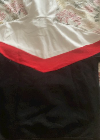 Renkli Kapüşonlu Fermuarlı Kadın Sweatshirt - Görsel 4