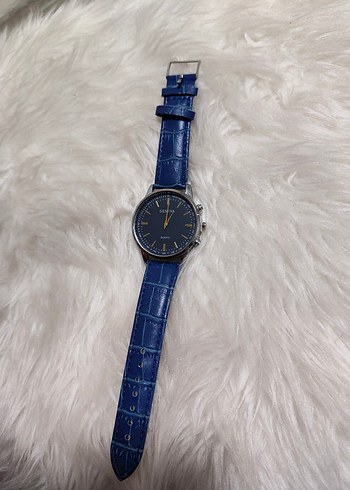 Modern Klasik Mavi Erkek Kol Saati - Görsel 9