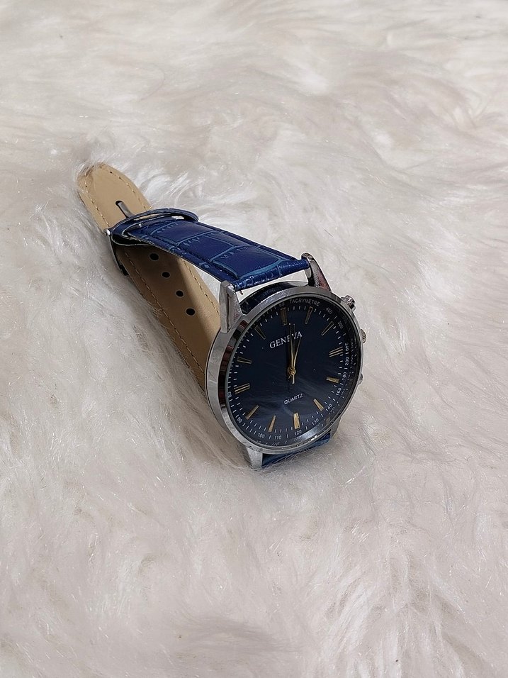 Modern Klasik Mavi Erkek Kol Saati - Görsel 2