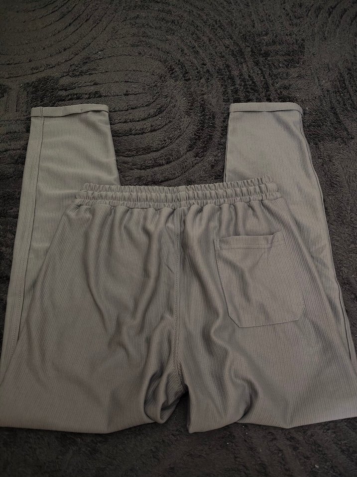 Gri Salaş Erkek Kumaş Pantolon - Görsel 4