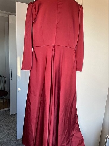 52 Beden bordo Renk Bordo Elbise