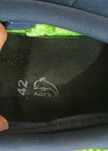 Erkek Mavi Yeşil Spor Su Ayakkabısı Velcro - Görsel 2