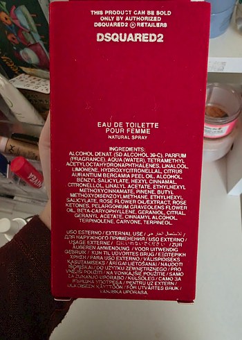 ORJINALDsquared2 Red Wood Kadın Parfümü - Görsel 5