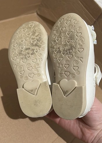 Kız Çocuk Beyaz Fiyonklu Babet Ayakkabı - Görsel 5