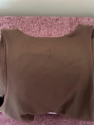 l Beden kahverengi Renk Yes flaneuse orijinal crop