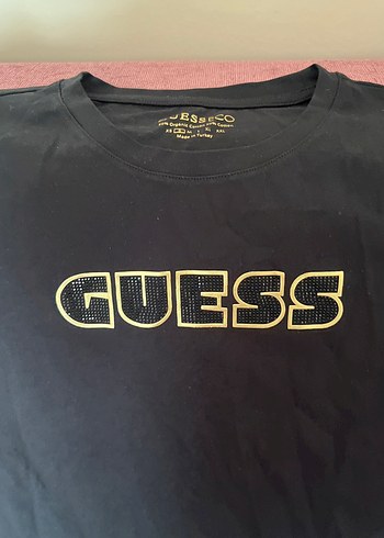 s Beden siyah Renk Guess orijinal tişört