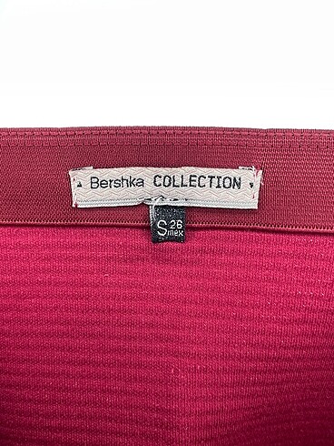s Beden bordo Renk Bershka Mini Etek %70 İndirimli.