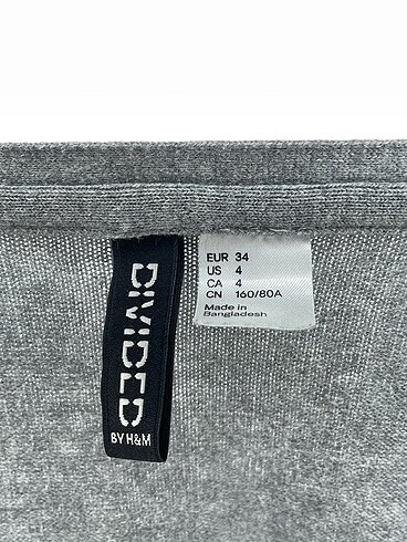 34 Beden gri Renk H&M Hırka %70 İndirimli.