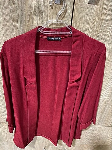 Armonika bordo blazer ceket