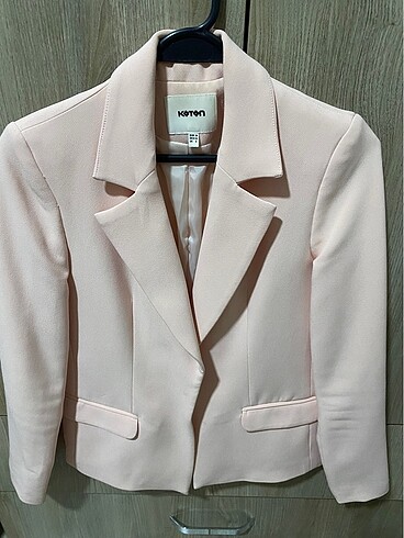 36 Beden pembe Renk Koton blazer ceket
