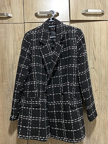 Siyah blazer tüvit ceket