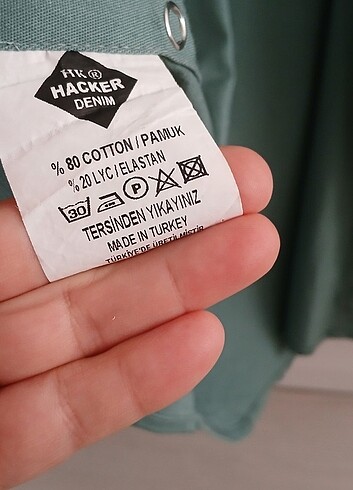 s/m Beden turkuaz Renk Hacker Gömlek