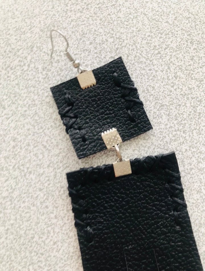 Deri Küpe Tek Taraf - Görsel 4