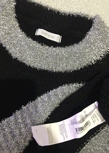 DeFacto Sim İp Detaylı Kazak - Görsel 4