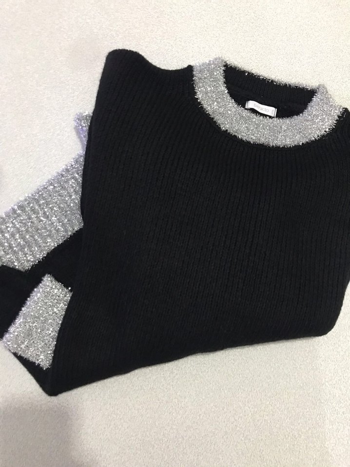 DeFacto Sim İp Detaylı Kazak - Görsel 2