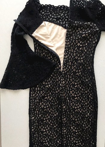 Steps Marka Yaka Kol Detaylı Güpür Elbise - Görsel 4