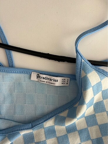 m Beden mavi Renk Stradivarius Crop