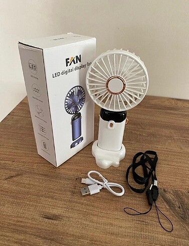 BEYAZ Taşınabilir mini usb el vantilatörü